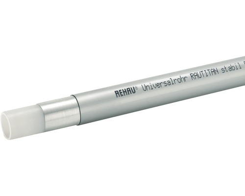 REHAU RAUTITAN stabiele aluminium composietbuis 16,2x2,6 mm 5 m lengte