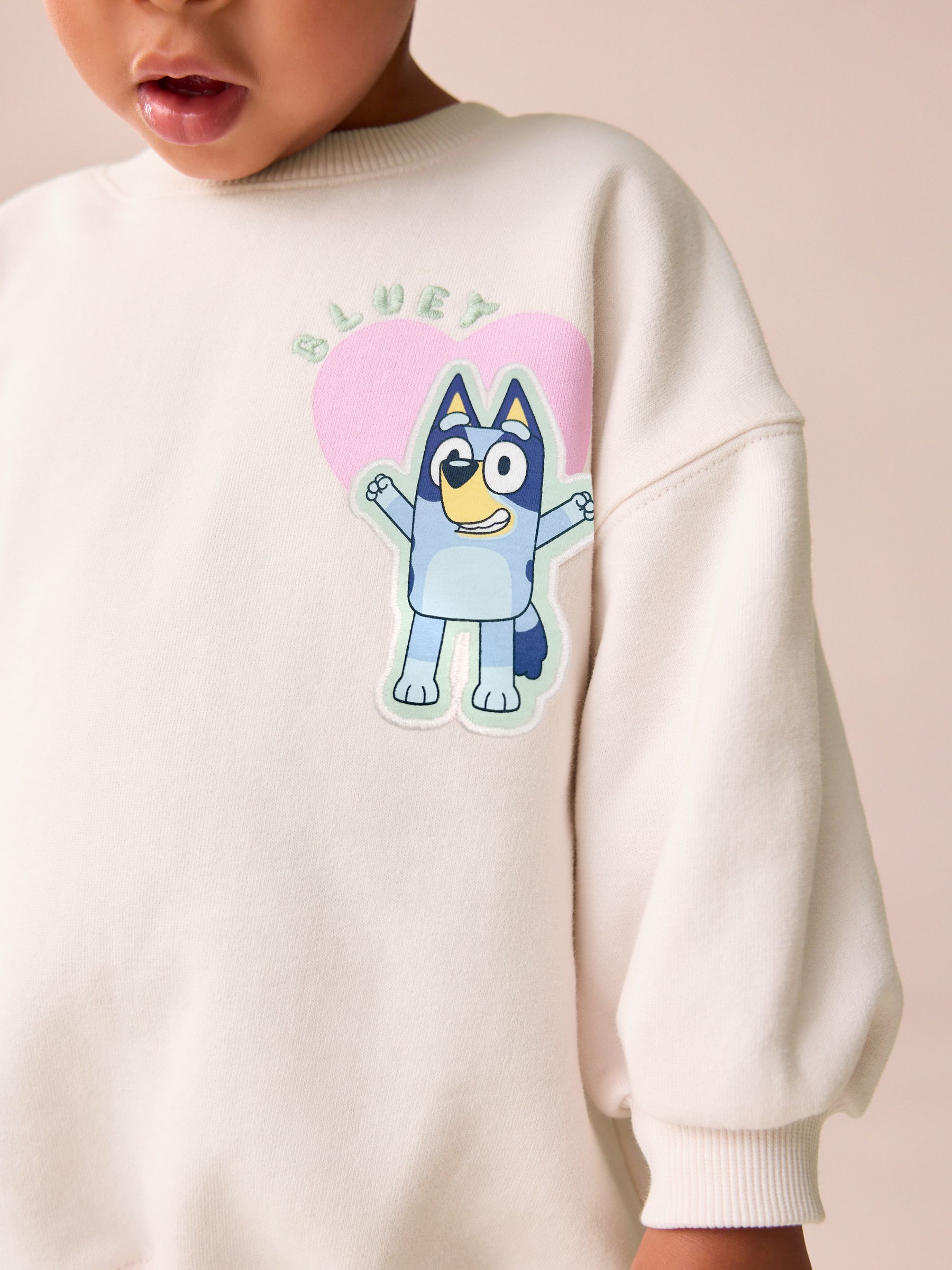 Crème - Bluey-set van sweatshirt en legging (12mnd -7jr)