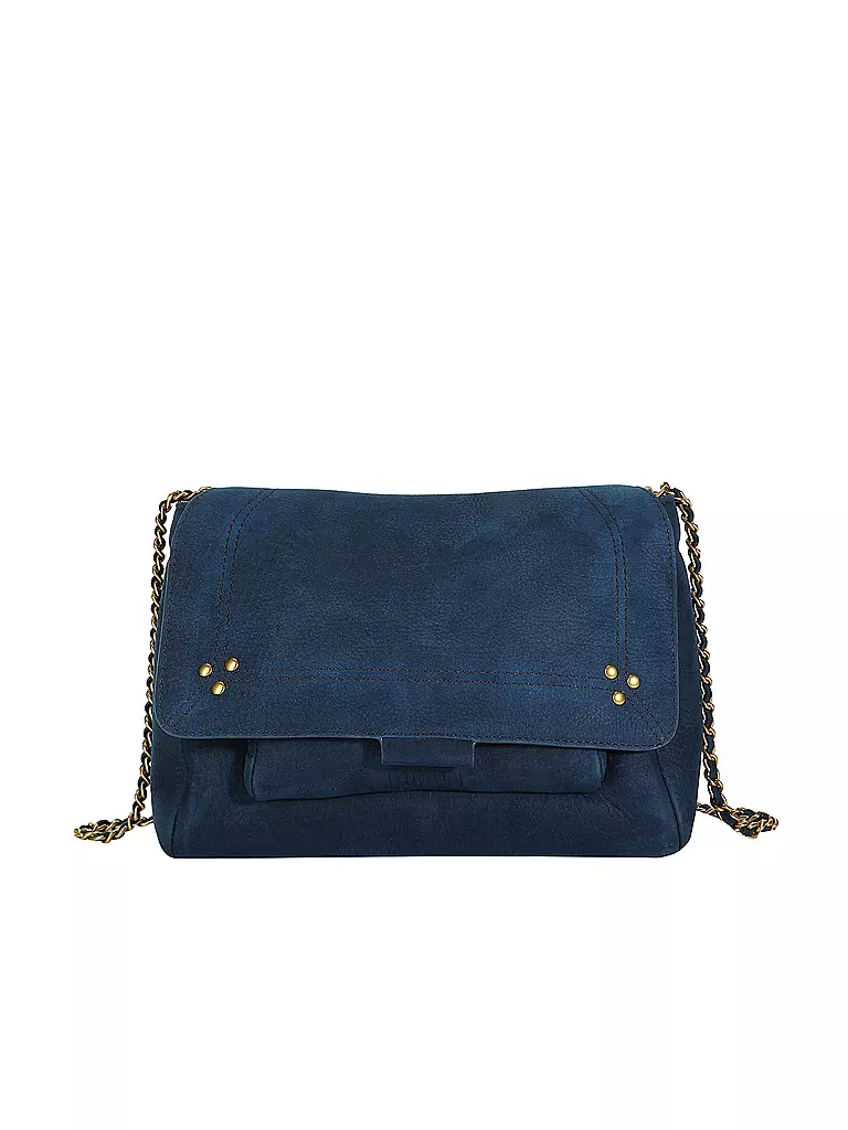JEROME DREYFUSS Ledertasche - Umhängetasche LULU Medium  dunkelblau