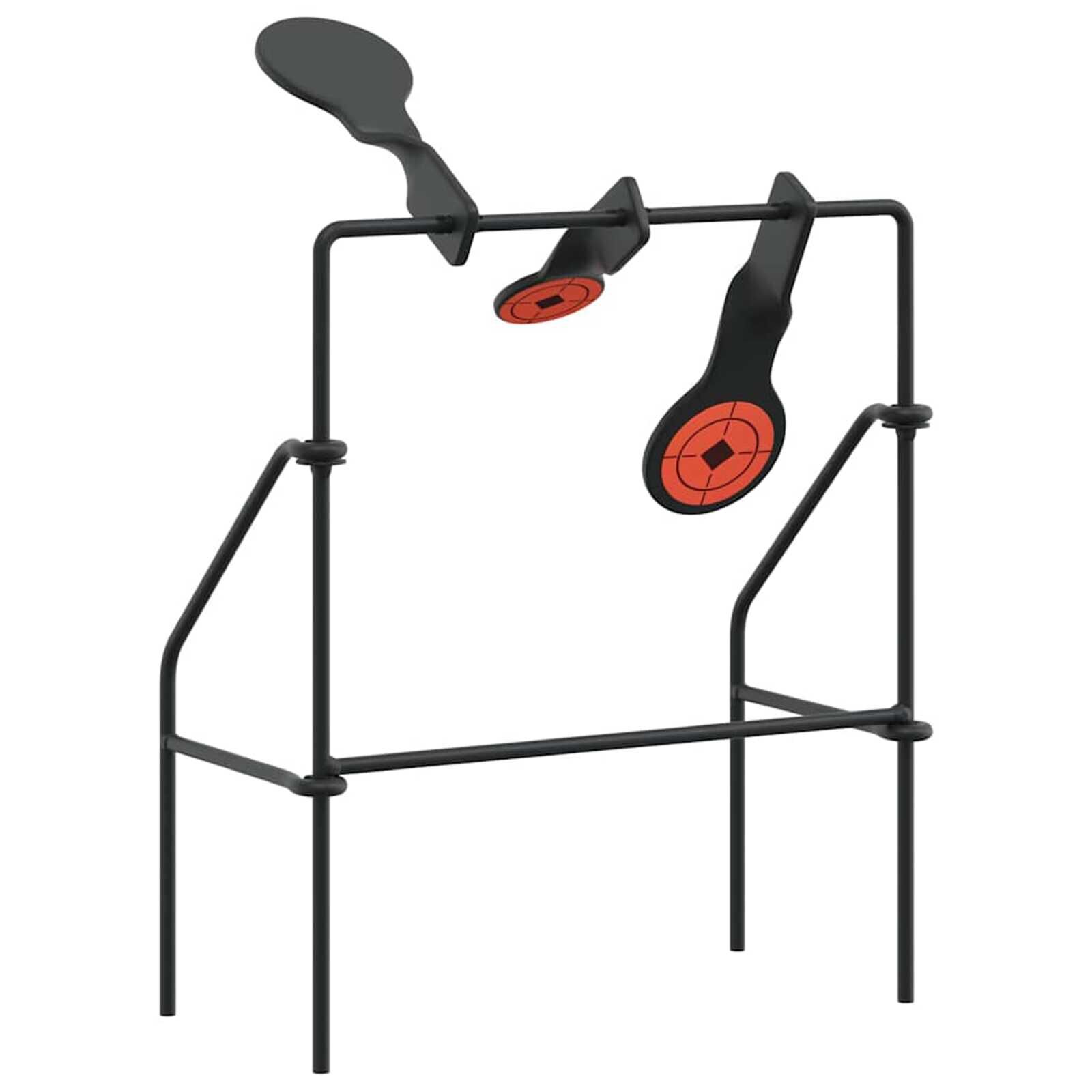 vidaXL Reset Doel Zwart 26 x 13 x 31 cm Staal