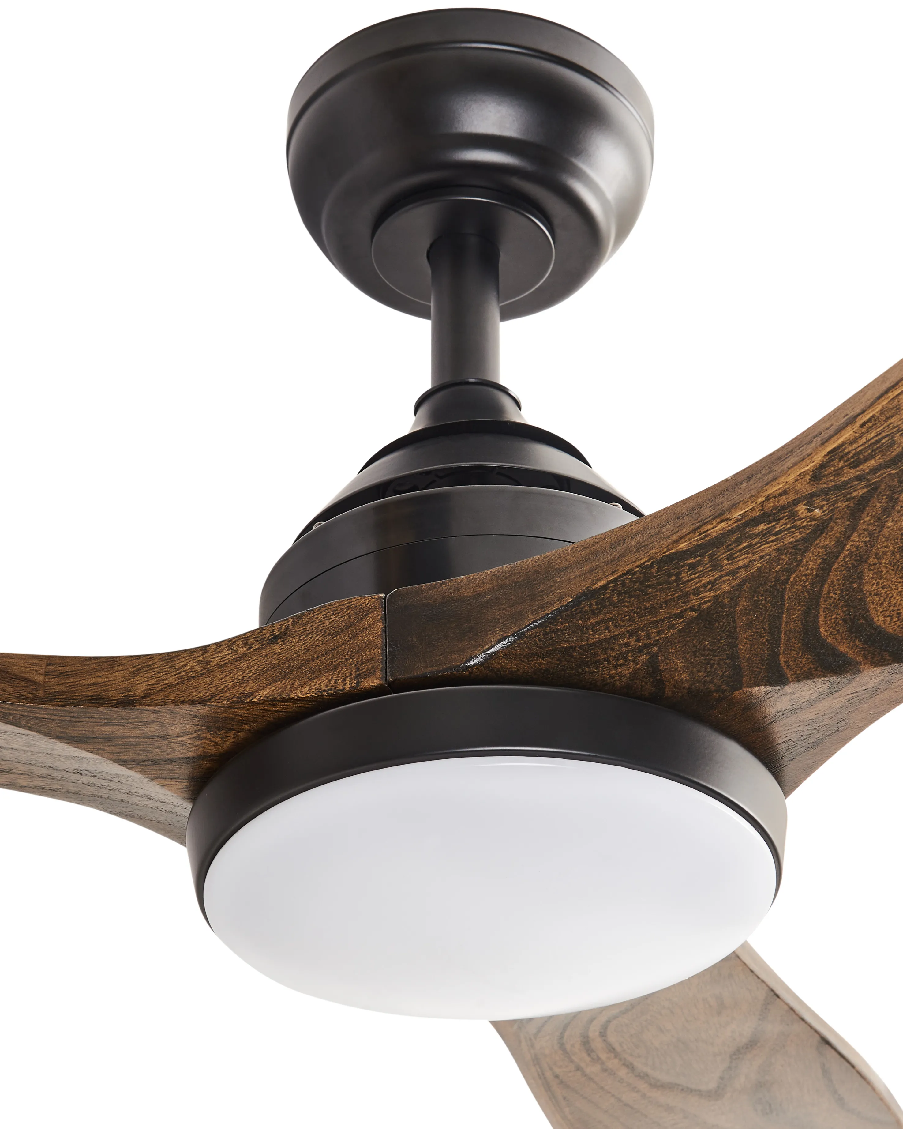 Plafondventilator met verlichting MOYAR met afstandsbediening LED Donkerbruin