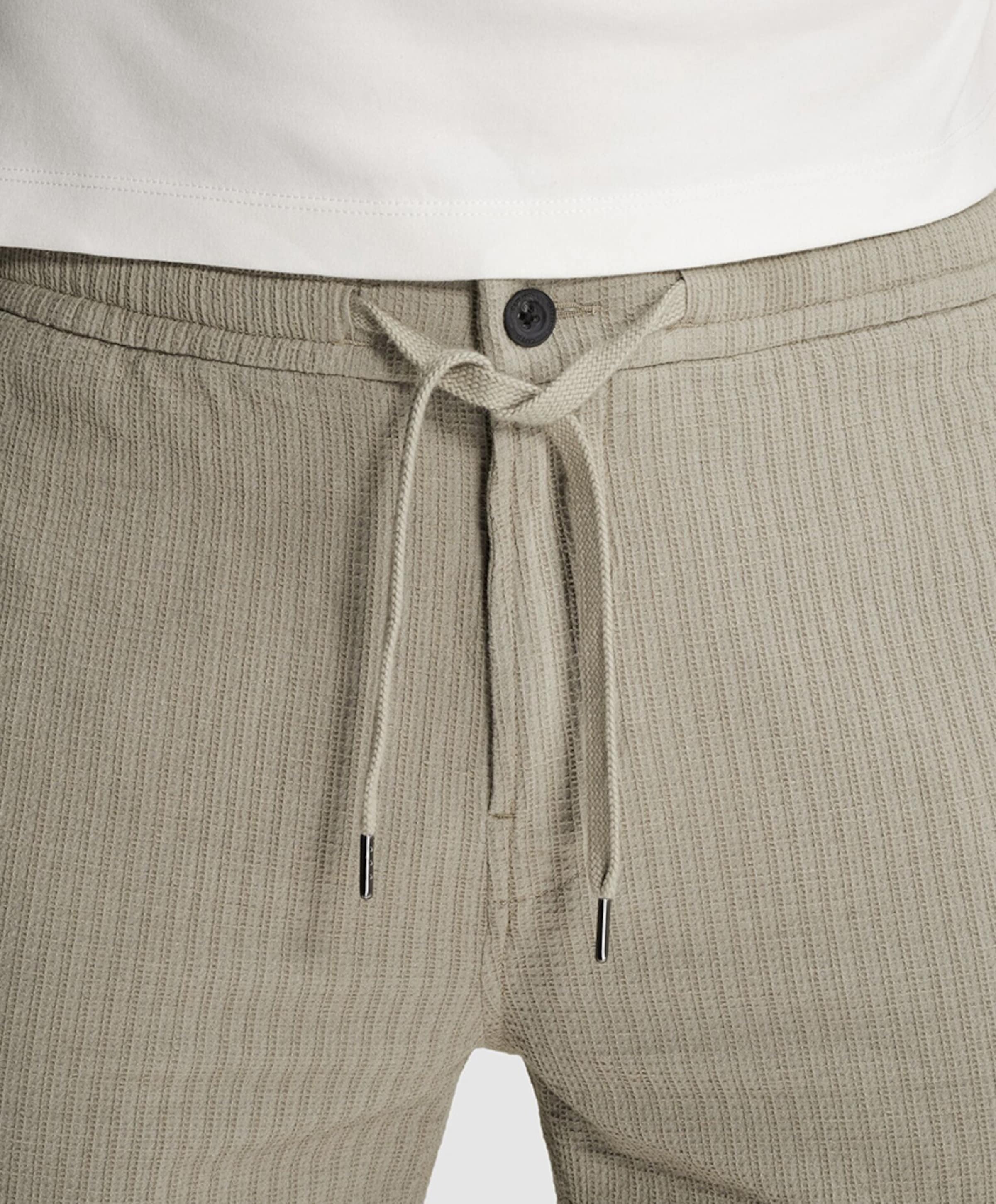 Cast Iron CHINO SHORTS STRUCTURE heren korte broek bruin
