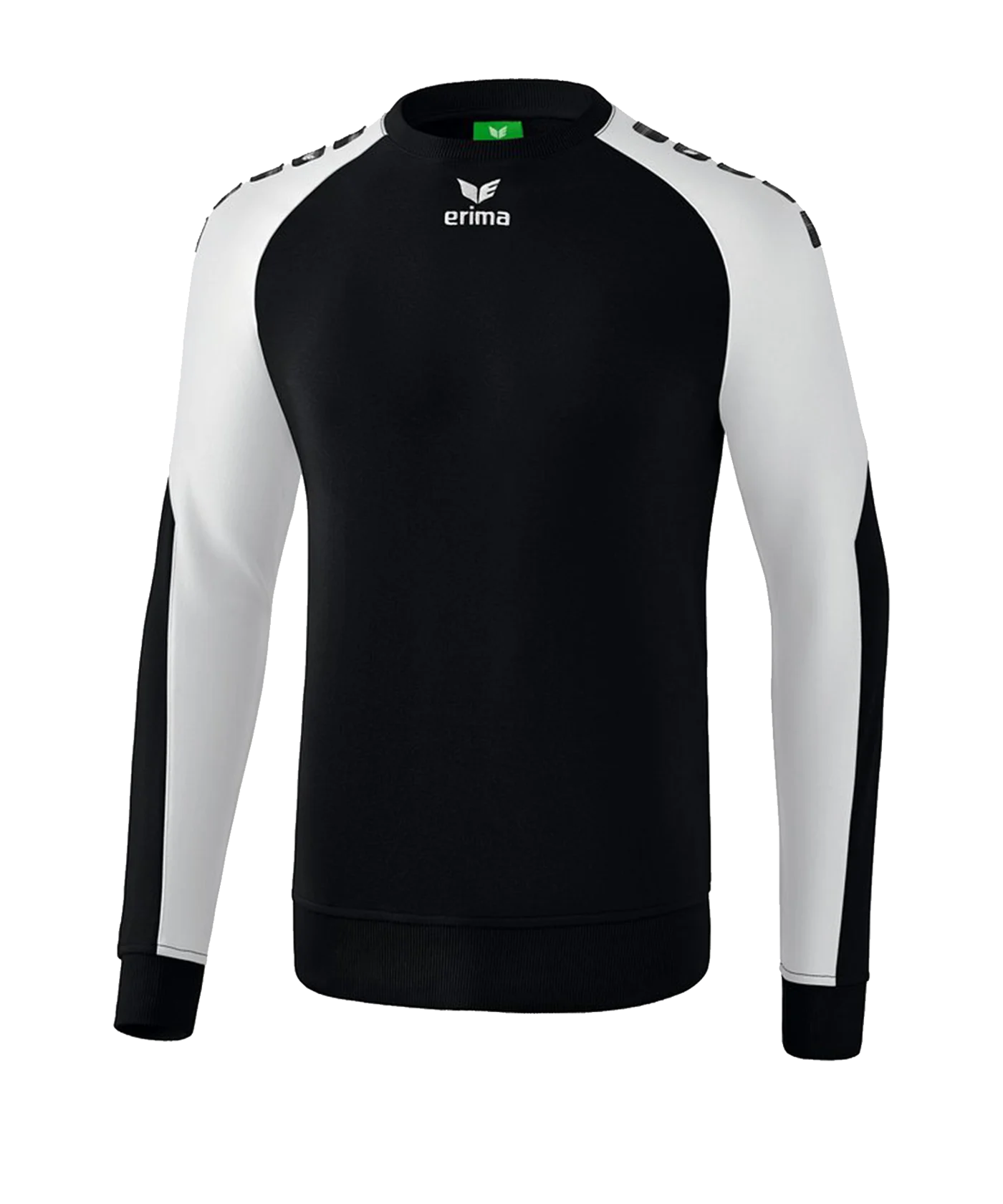 Erima Essential 5-C Sweatshirt Schwarz Weiss