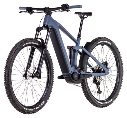 VTT Électrique Tout-Suspendu Cube Stereo Hybrid One44 Pro 800 Shimano Cues 11V 800 Wh 29'' Bleu Gris Ink 2025