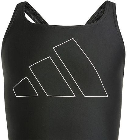 adidas Performance Badeanzug - BIG Träger - Schwarz m. Weiß