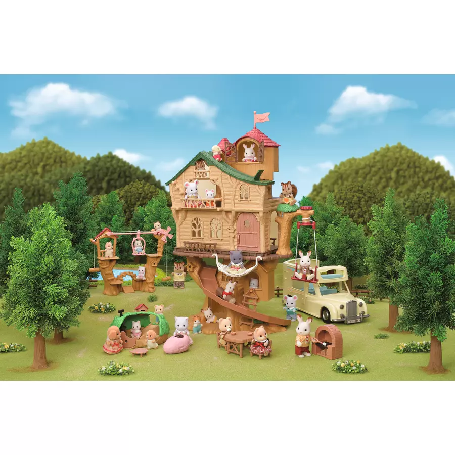 Sylvanian Families® Abenteuer Baumhaus mit Camping Ausrüstung Geschenkset