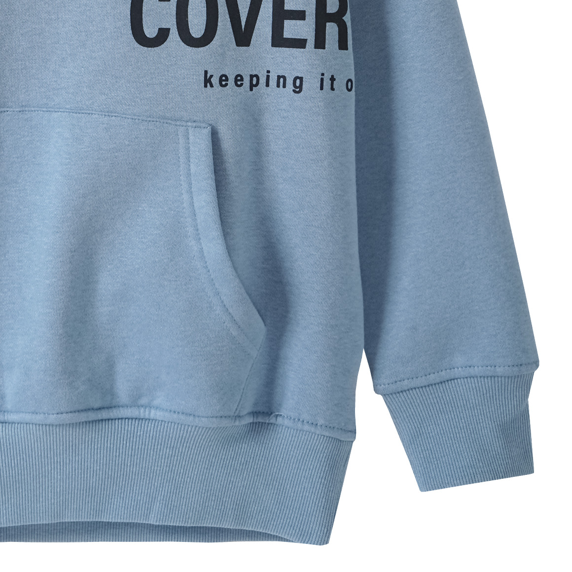 Yigga Jungen Hoodie mit Schriftzug blau