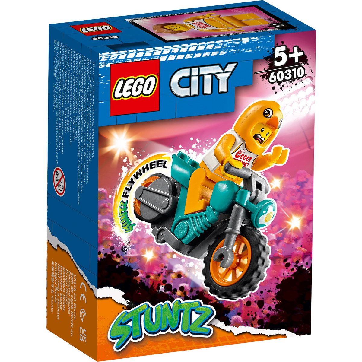 La moto de cascade du Poulet LEGO® City Stuntz 60310