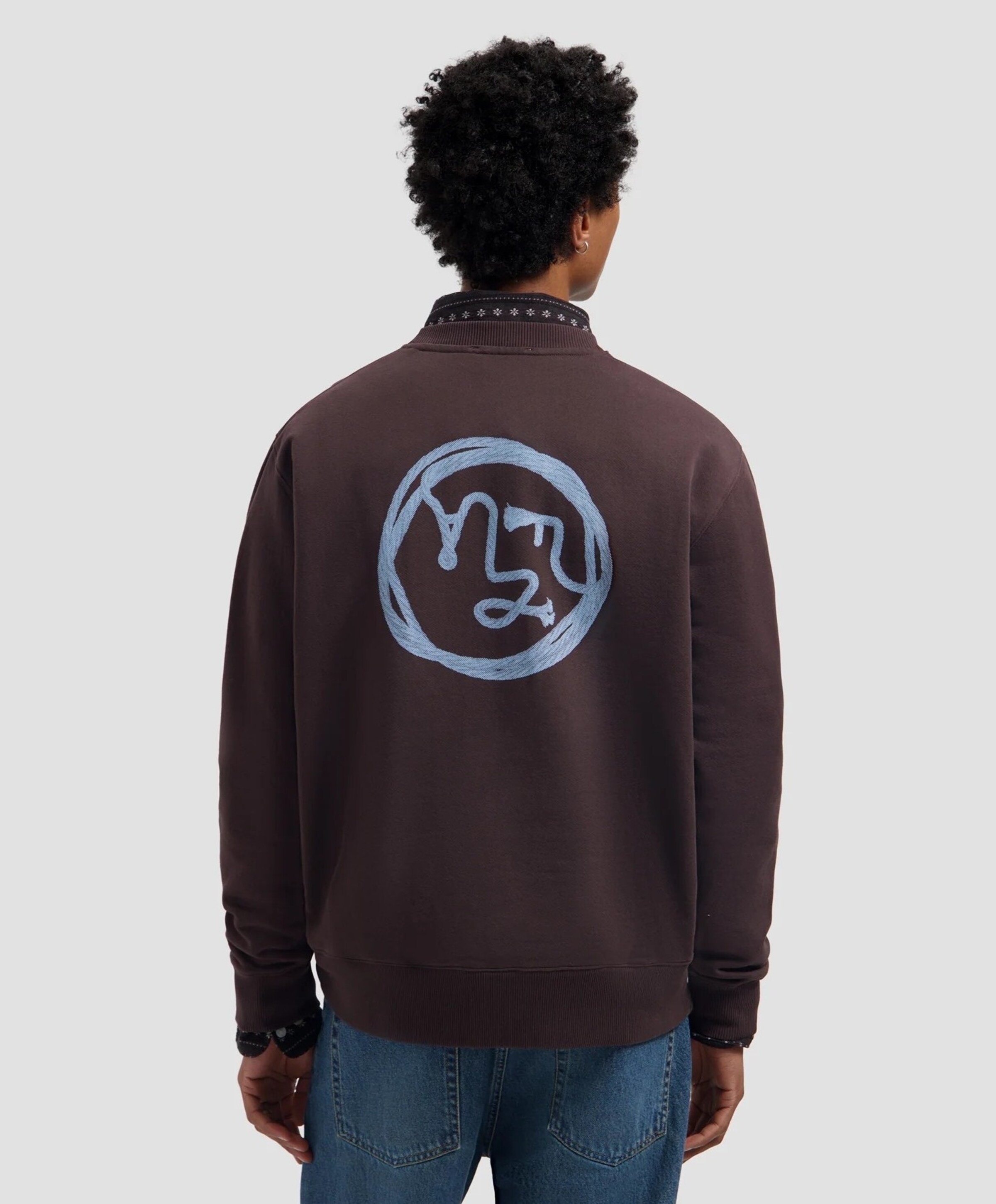 Olaf Heren sweater bruin