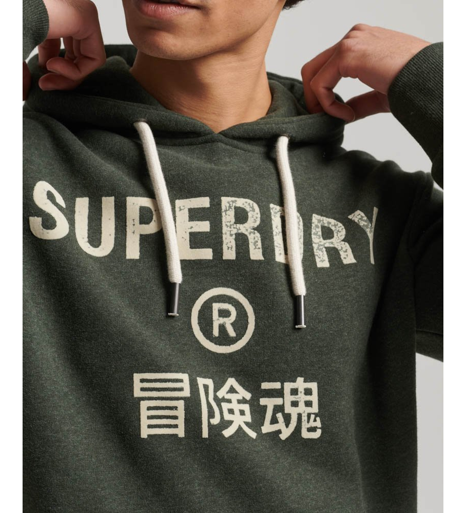 Moletom verde vintage Superdry Workwear