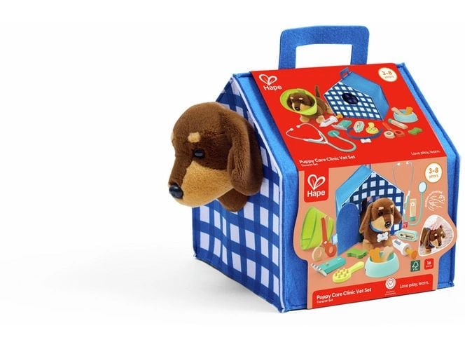Hape Tierarzt-Set Set fördert das Verantwortungsbewusstsein