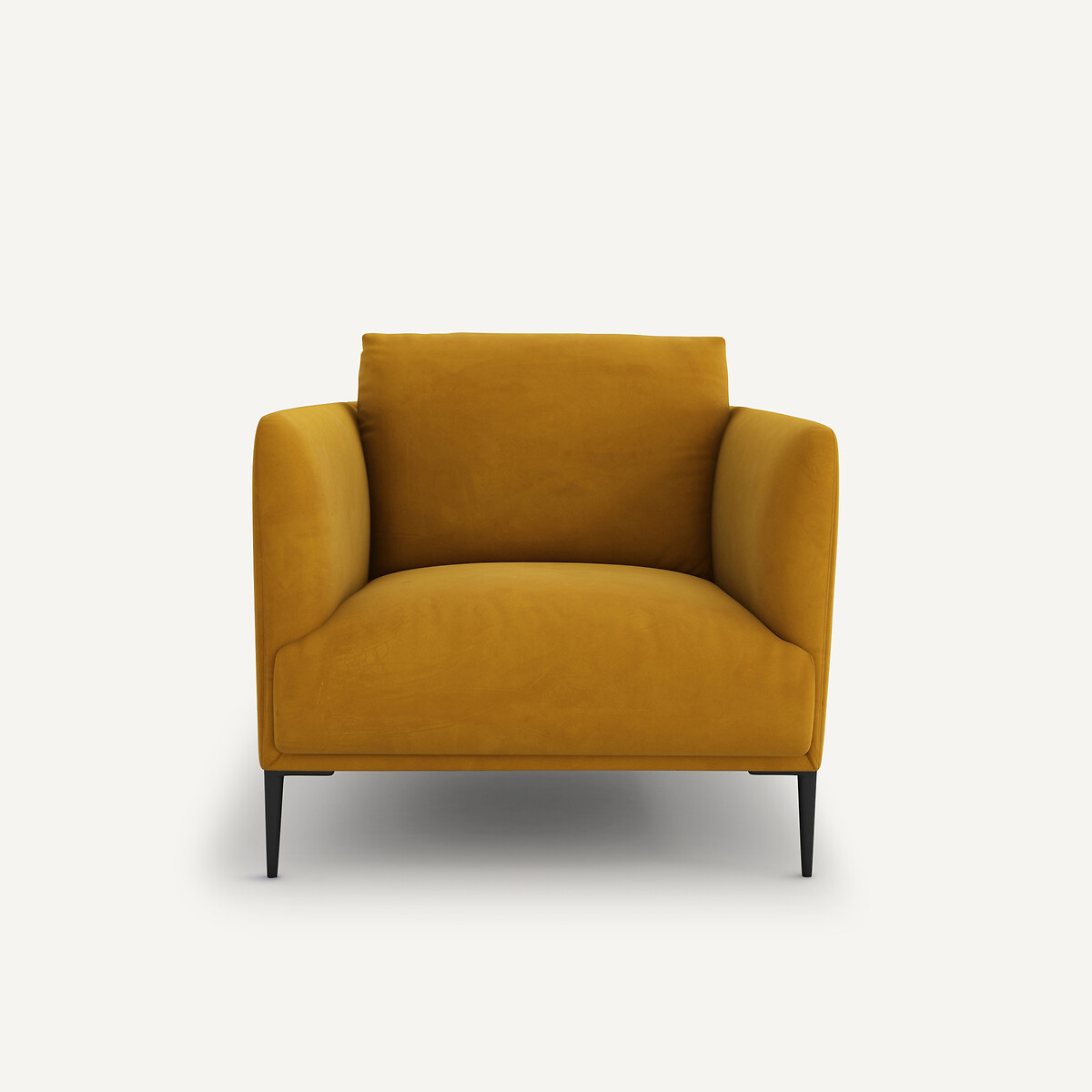 AM.PM<br>Poltrona de veludo, design Oscar E. Gallina