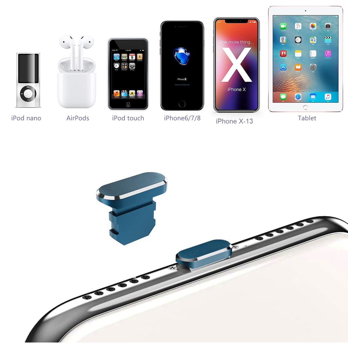 Beskyttelsesdeksel for iPhone Støvtett plugg