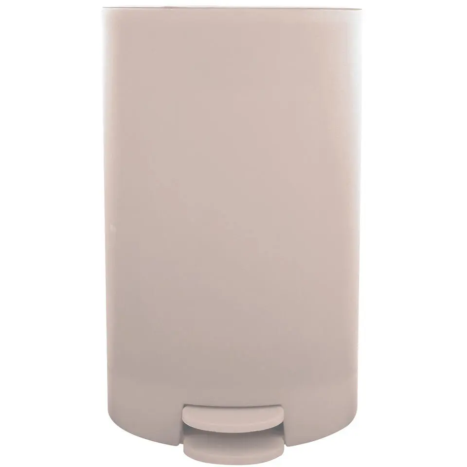 MSV badkamer/toilet pedaalemmer - beige - 3L - 15 x 27cm