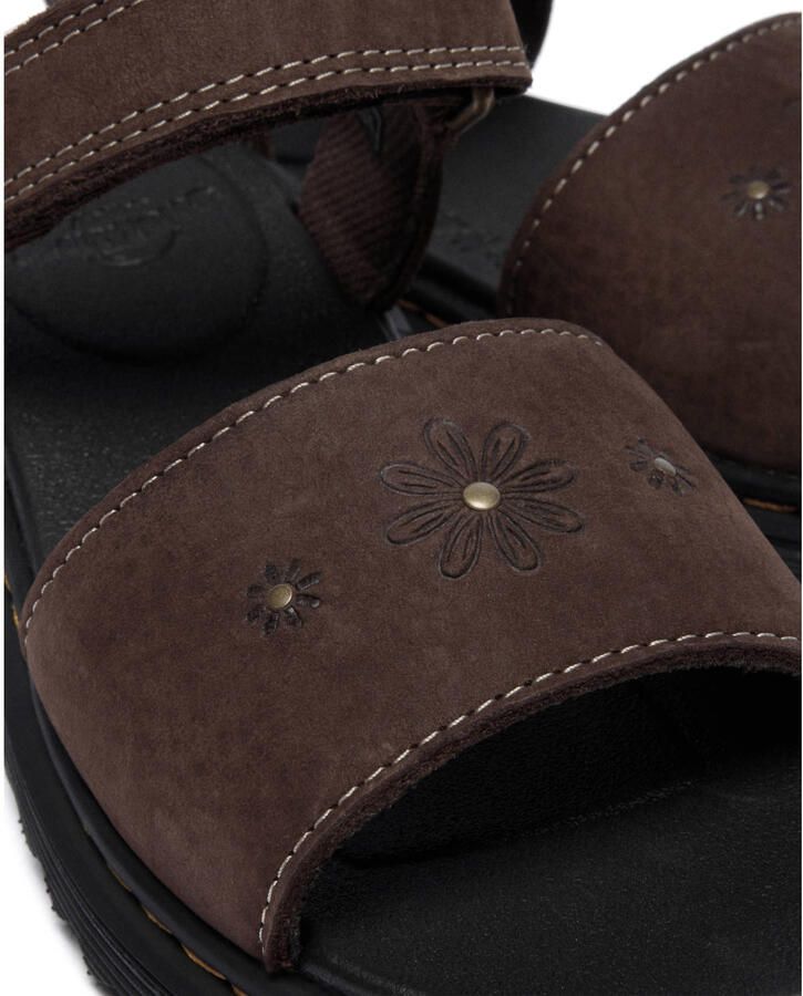 Dr. Martens Peuter Kleuter nubuck sandalen bruin