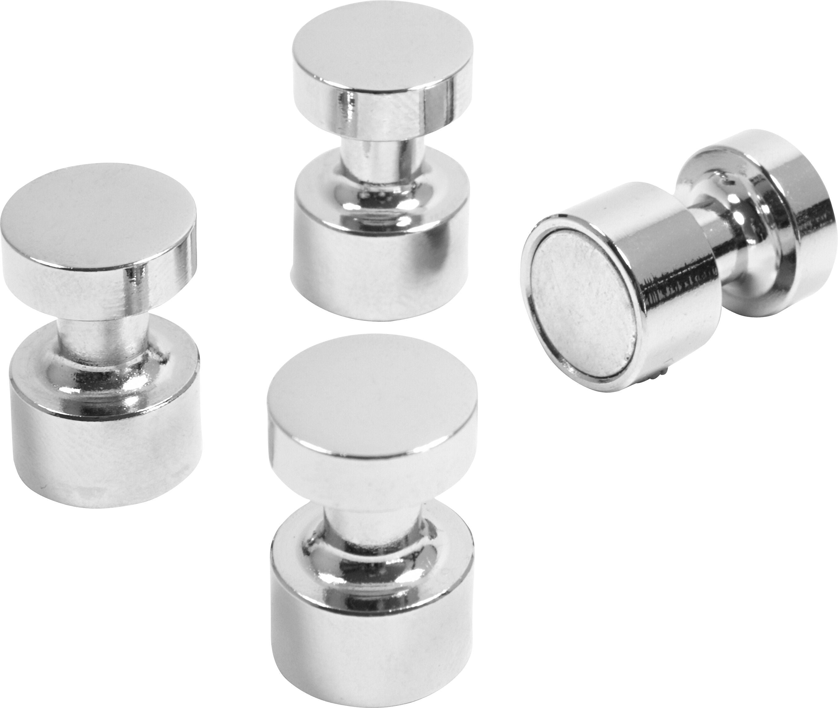 HOLD-IT Magnet - Silber / H: 1.8 cm