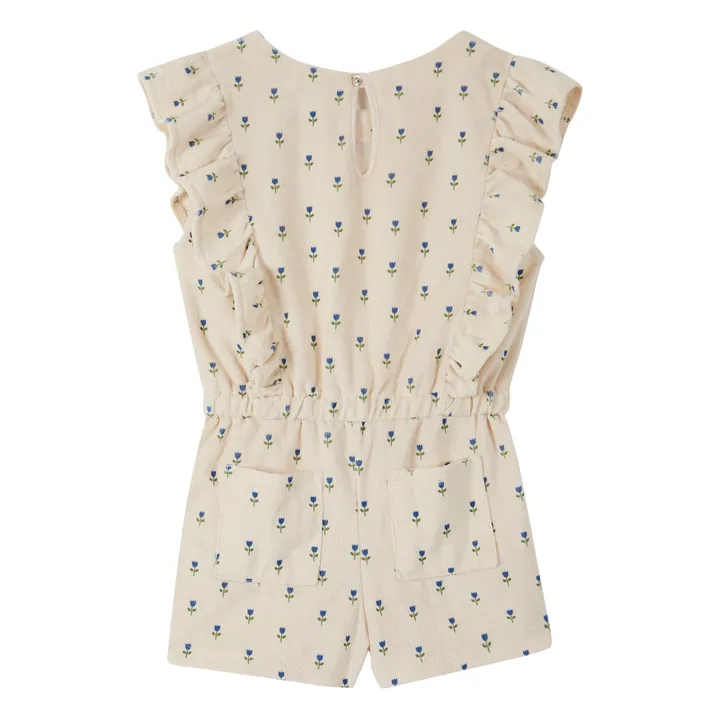 Emile et Ida Combishort Eponge Fleurie | Ecru