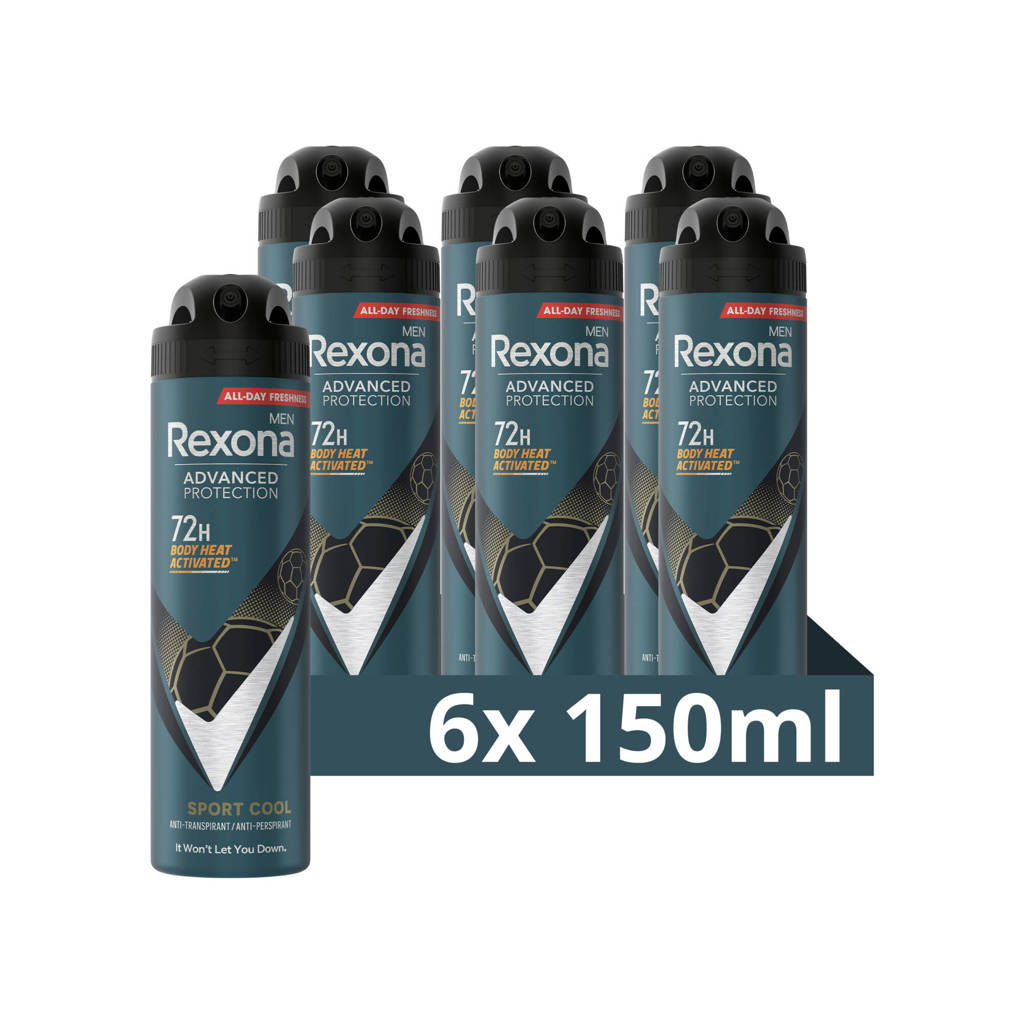 Sport Cool anti-transpirant deodorant spray - 6 x 150 ml