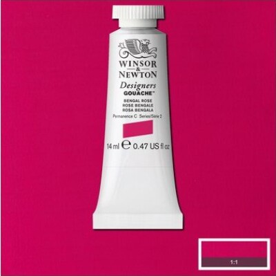 Winsor & Newton - Akvarelfarve - Gouache - Bengal Rose 14 ML