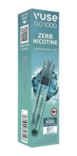 Vuse GO 1000 (PEN) Peppermint Ice 0mg, ohne Nikotin