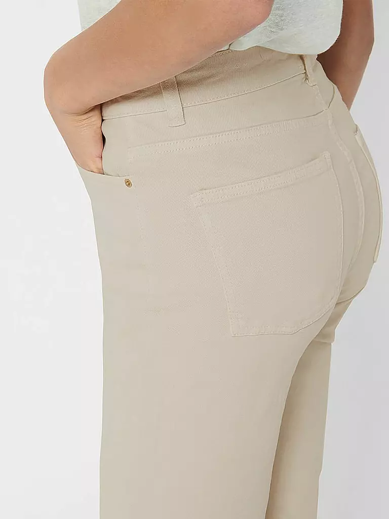 ONLY Hose Straight Fit Highwaist Curvy ONLEMILY beige