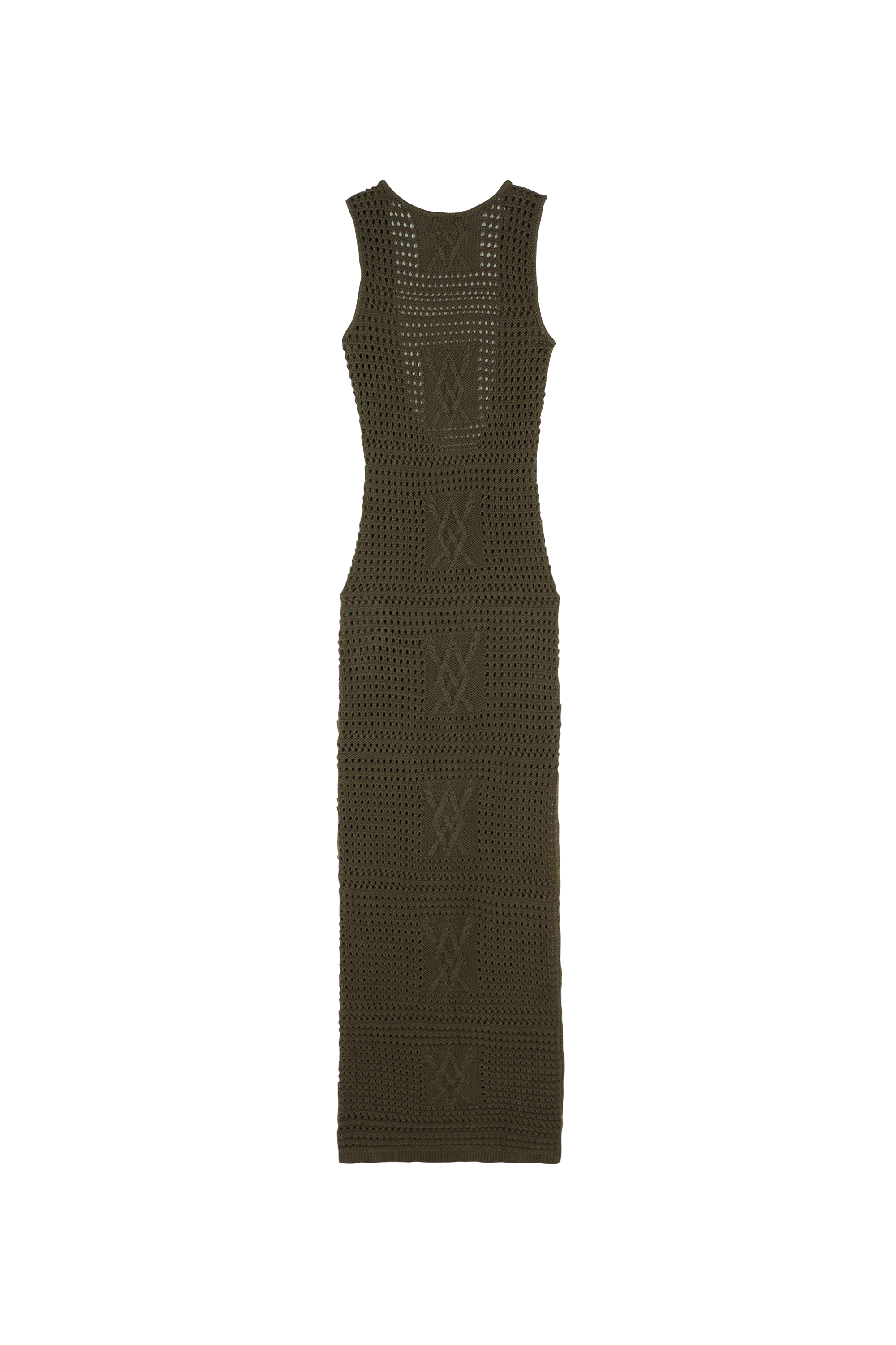 Daily Paper Robe izara crochet dress Vert