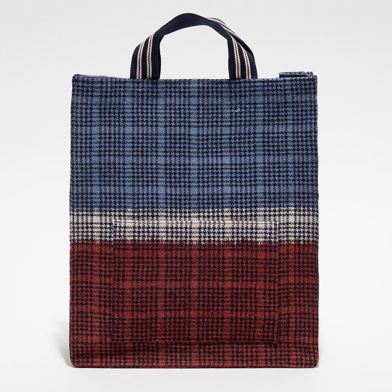 Inouitoosh Sac Cabas 100% Laine Idyle Opaline jean - 36x30x14 cm