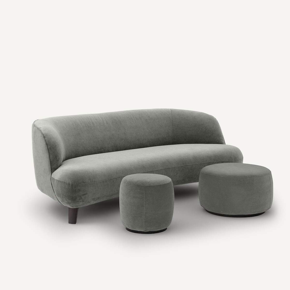 AM.PM<br>Banco em fluweel lavado em pedra, design Rosebury E.Gallina