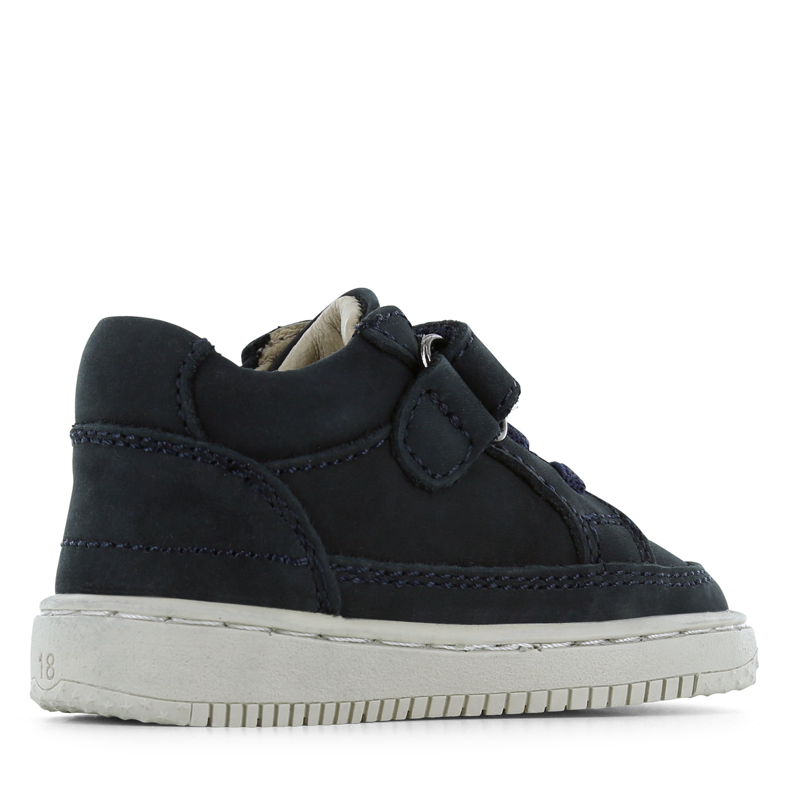 Shoesme donkerblauw basket sneakertje Leer | Sale