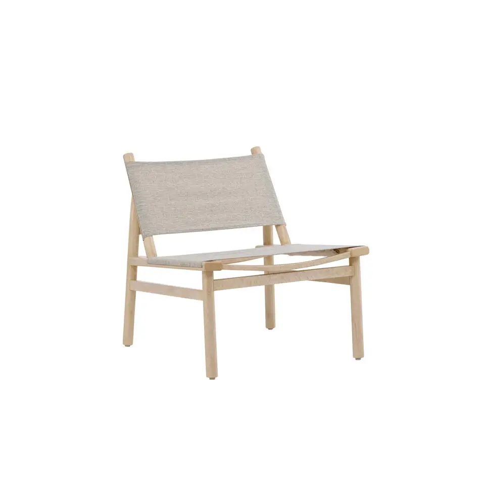 Loungestoel Naturel Mangohout - Millo