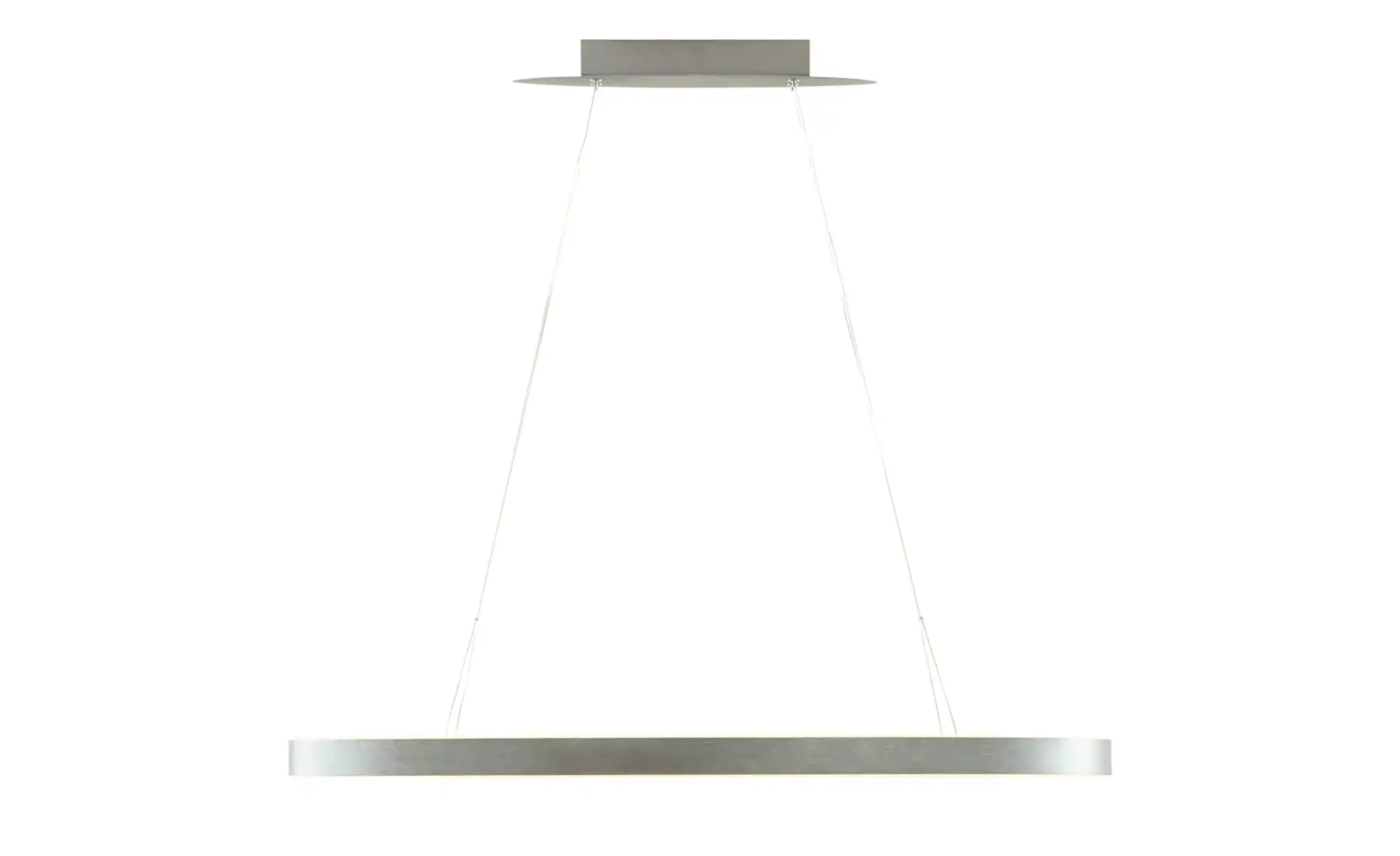HELL-höllisch gutes Licht LED-Pendelleuchte, anthrazit/silberfarben, oval