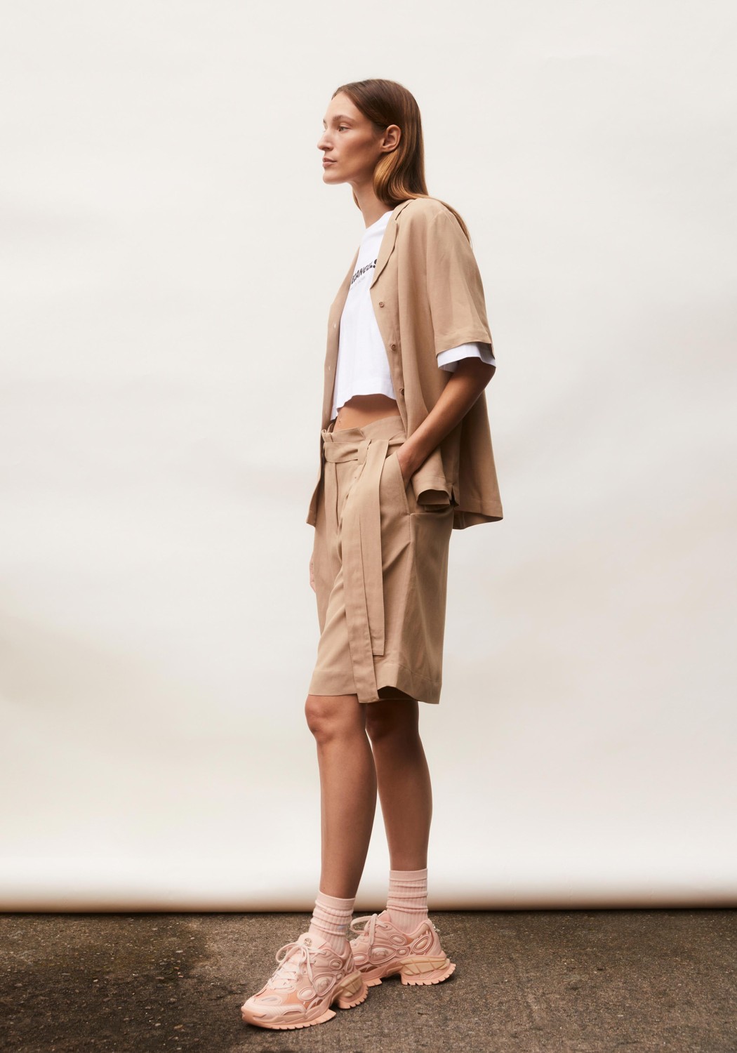 Armedangels Shorts Mirenaa Lino Cinnamon Dust