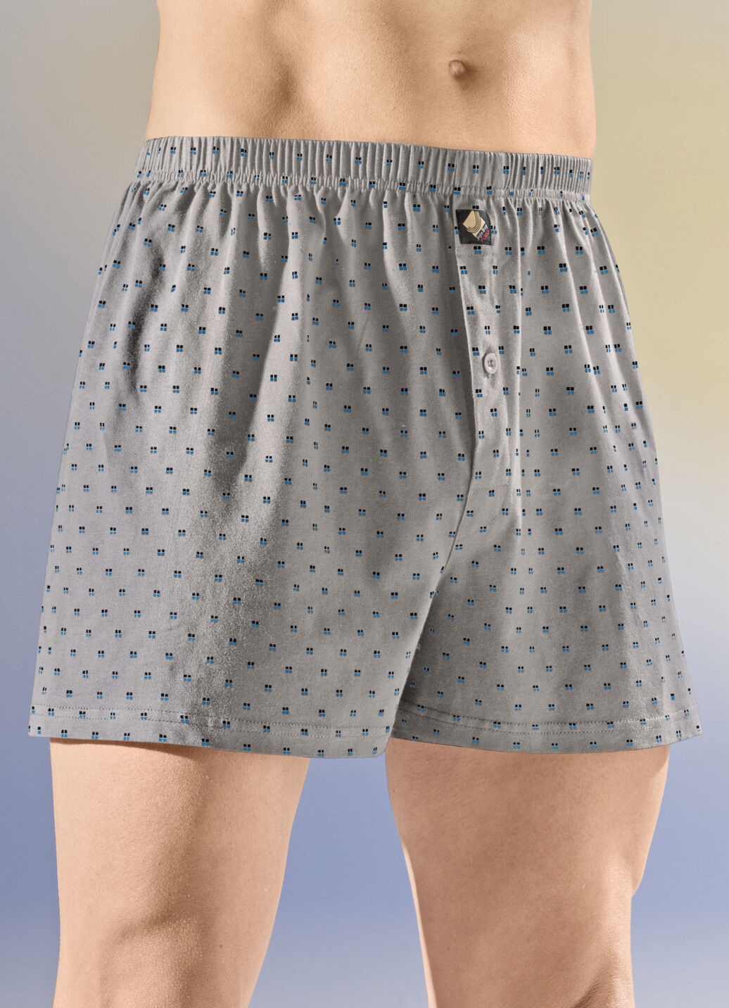 Viererpack Boxershorts mit Alloverdessin