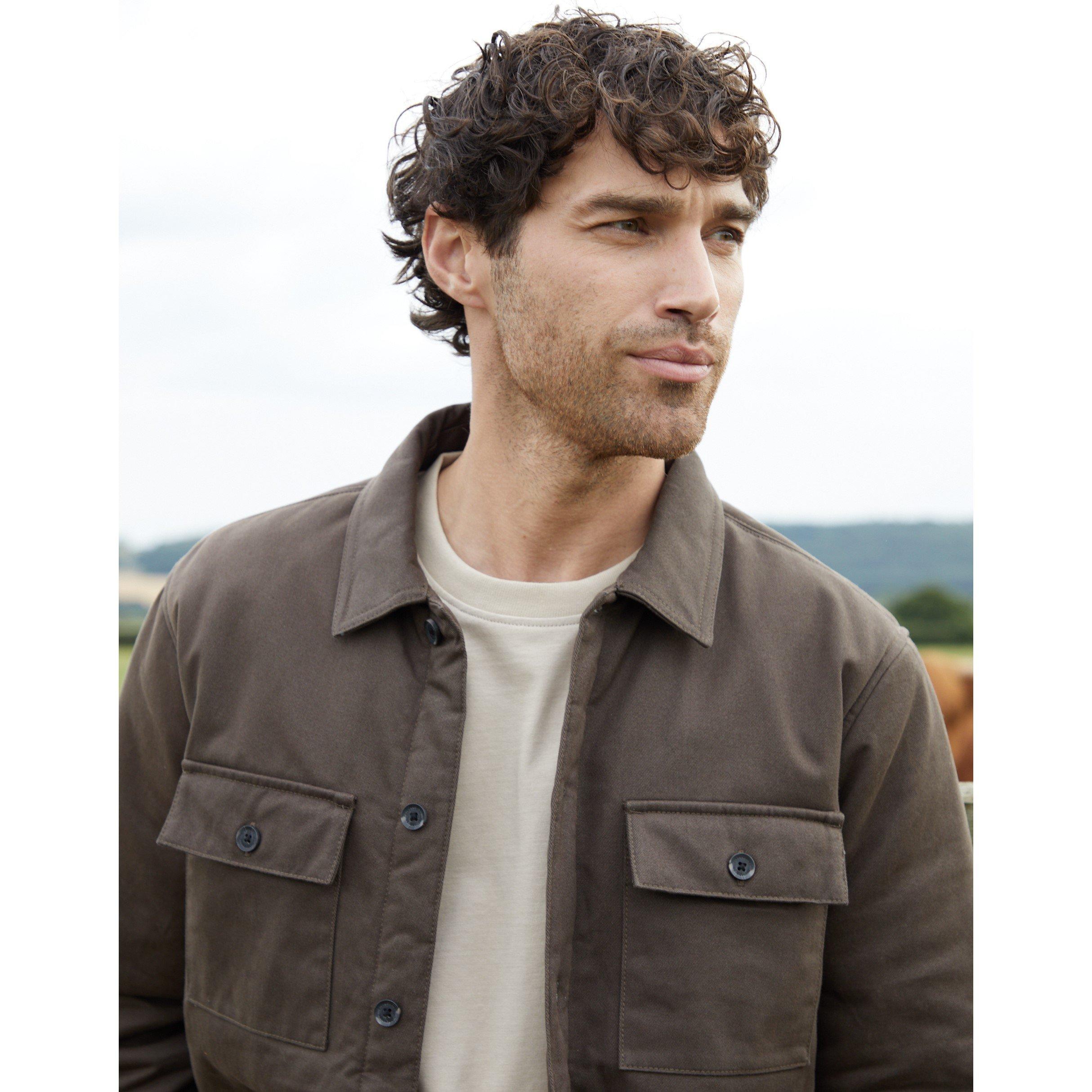 Threadbare TB Check Lined Shacket Mens