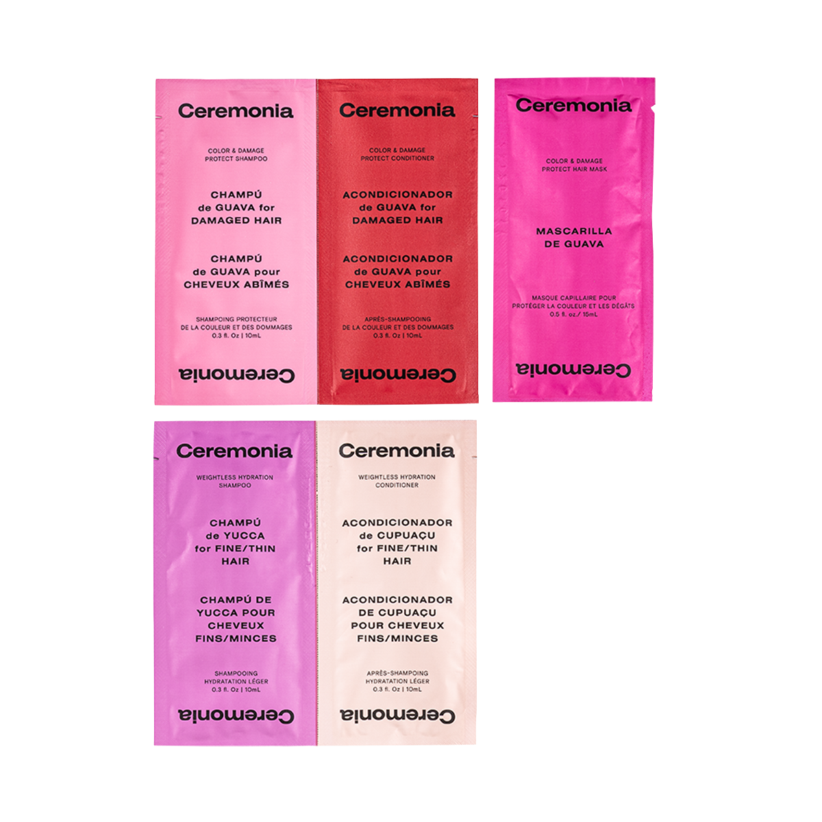 Haircare Sample Set Ceremonia