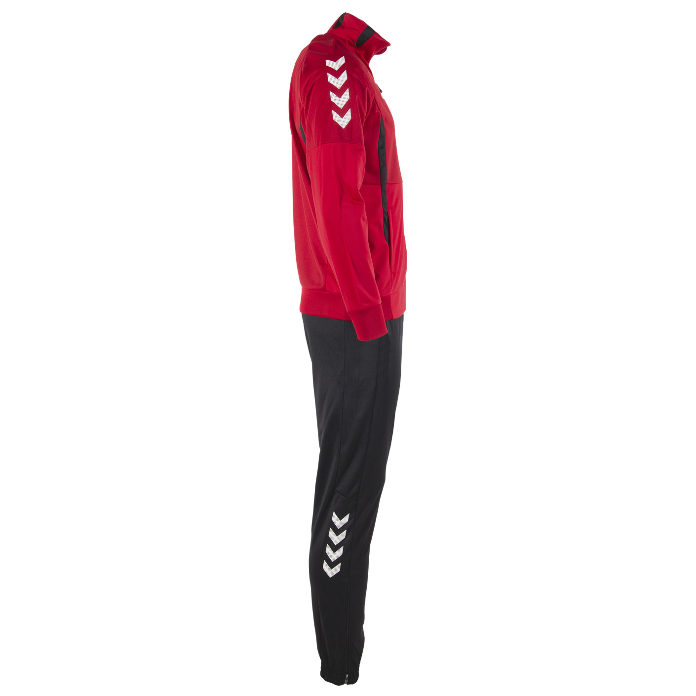 Hummel Authentic Full-Zip Trainingspak Kids Rood Zwart