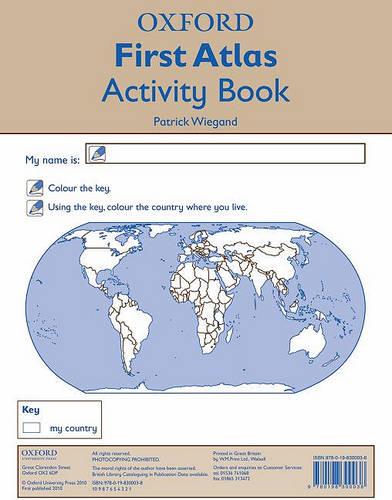 Oxford First Atlas Activity Book (Paperback)