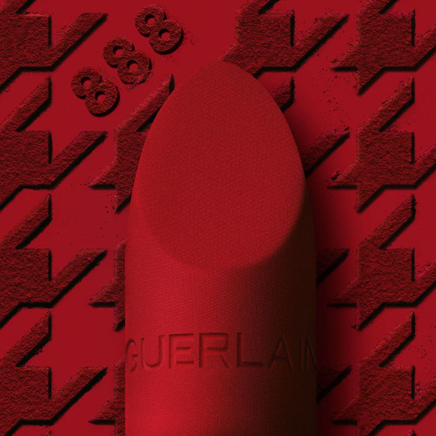 Guerlain Rouge G Luxurious Velvet 888 Burgundy Red 3,5g