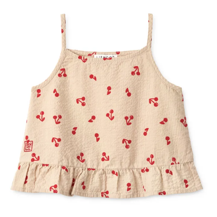 Liewood Top Aubrey Seersucker | Rose pâle