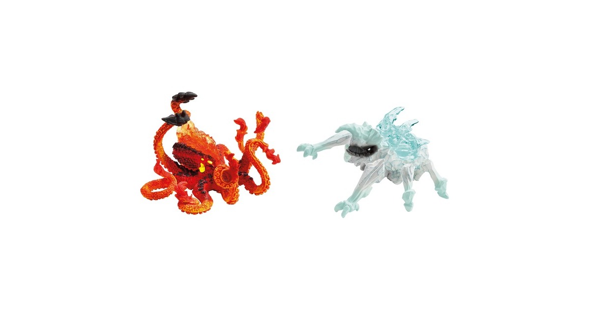 SchleichEldrador - IJskever versus vuuroctopus speelfiguur  (70826)