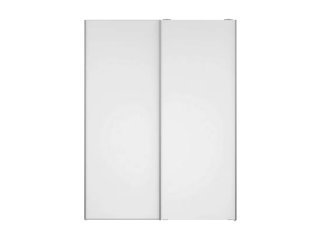 Garde-robe 2 portes Dstang, Meubles de chambre, Penderie de plain-pied, Placard à vêtements, 150x61 h200 cm, Blanc