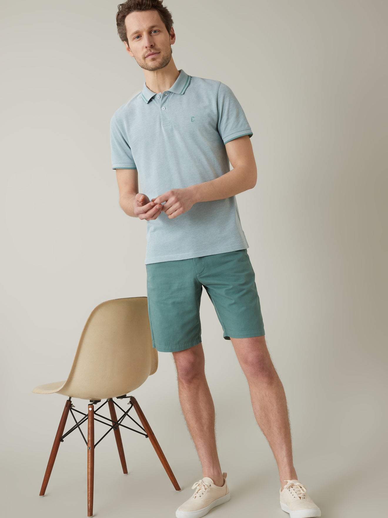 Polo maille piquée homme - coton bio
