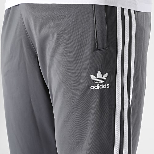 Pantalon Jogging A Bandes Tricot SST HI3006 Gris