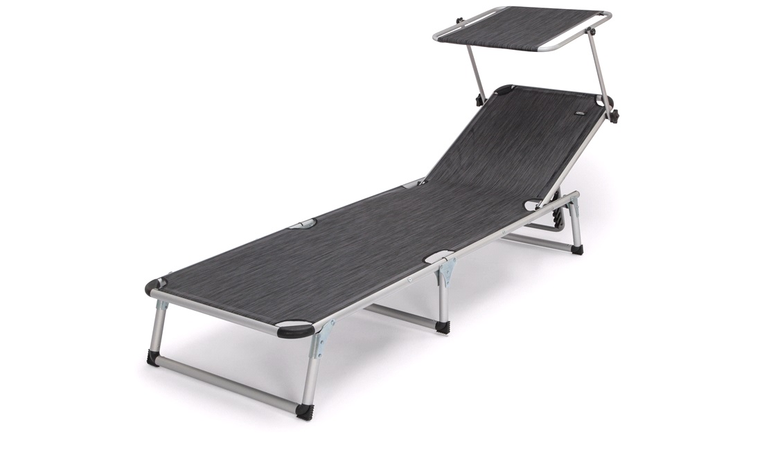 Solseng med skygge - Beach - Sort/Grå