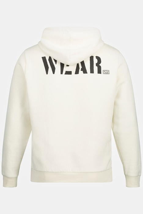 STHUGE Hoodie, Kapuze, Rückenprint, Langarm, bis 8 XL