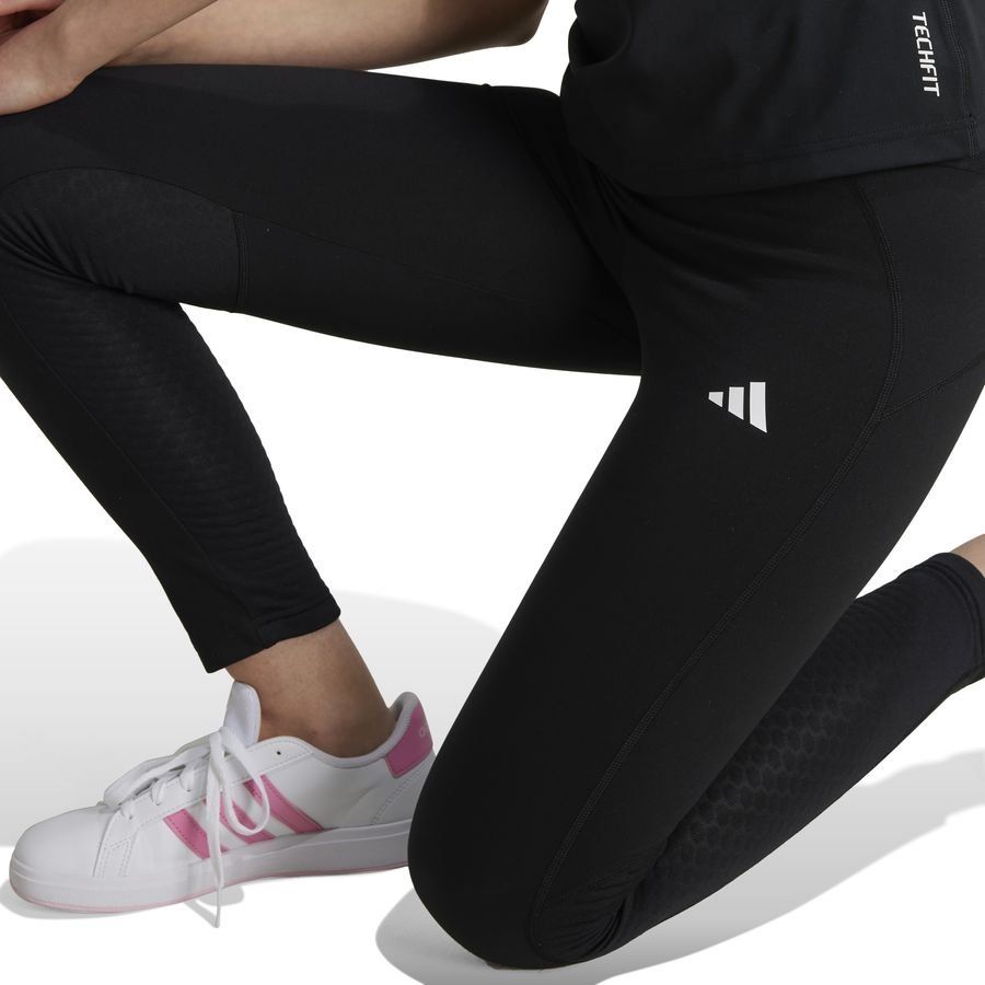 adidas Collant Techfit Warm - Noir/Gris/Blanc Enfant