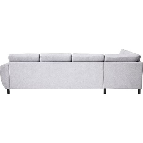 Rom Nordic vendbar hjørnesofa med chaiselong - lysegrå