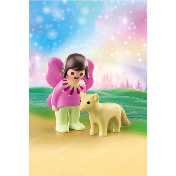 Fée avec renard Playmobil 1.2.3 70403