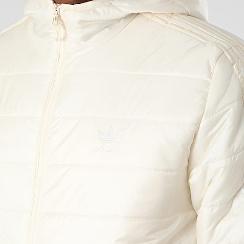 Doudoune Capuche A Bandes HL9213 Beige
