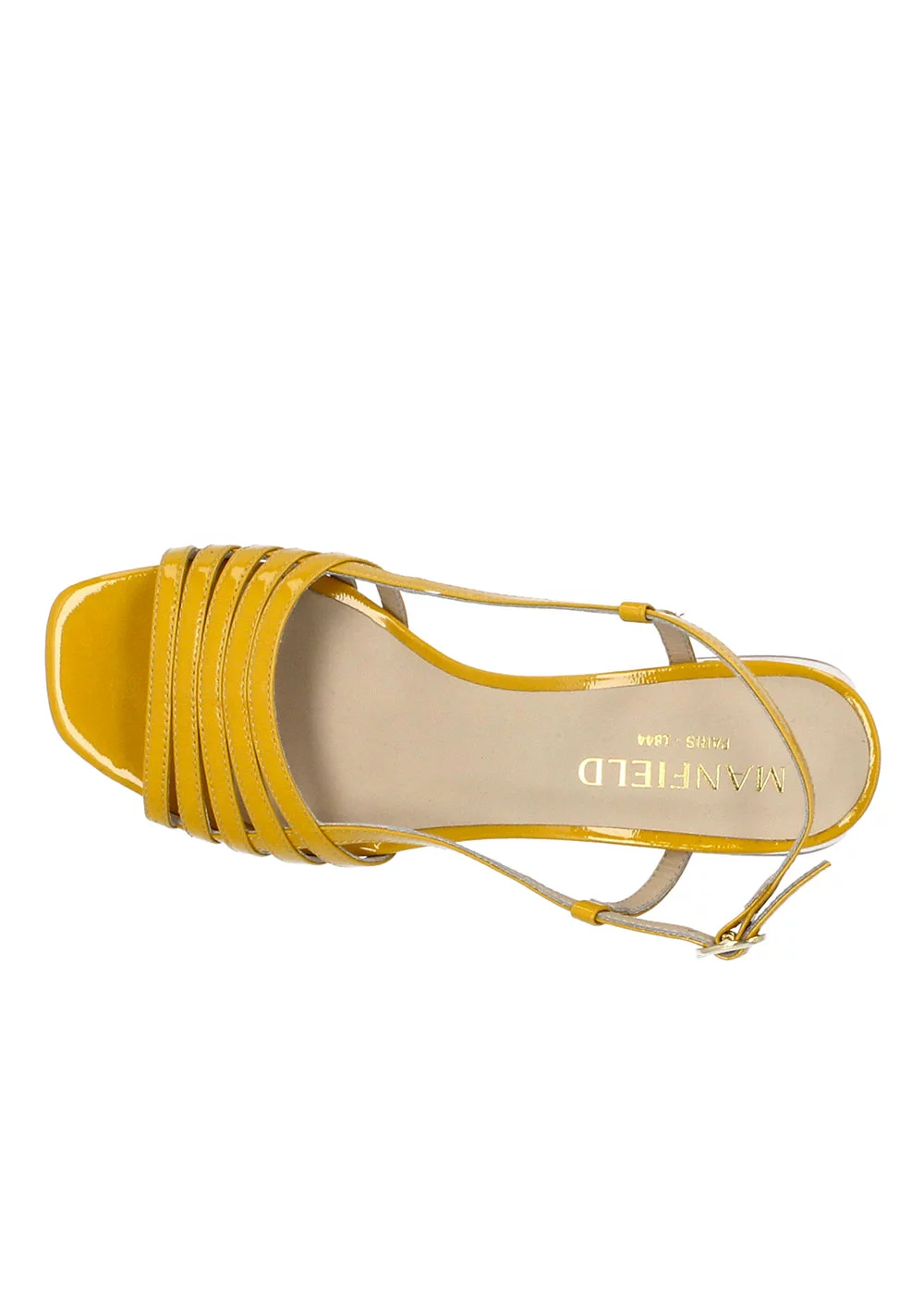 SANDALE GRIMSBY VERNIS JAUNE